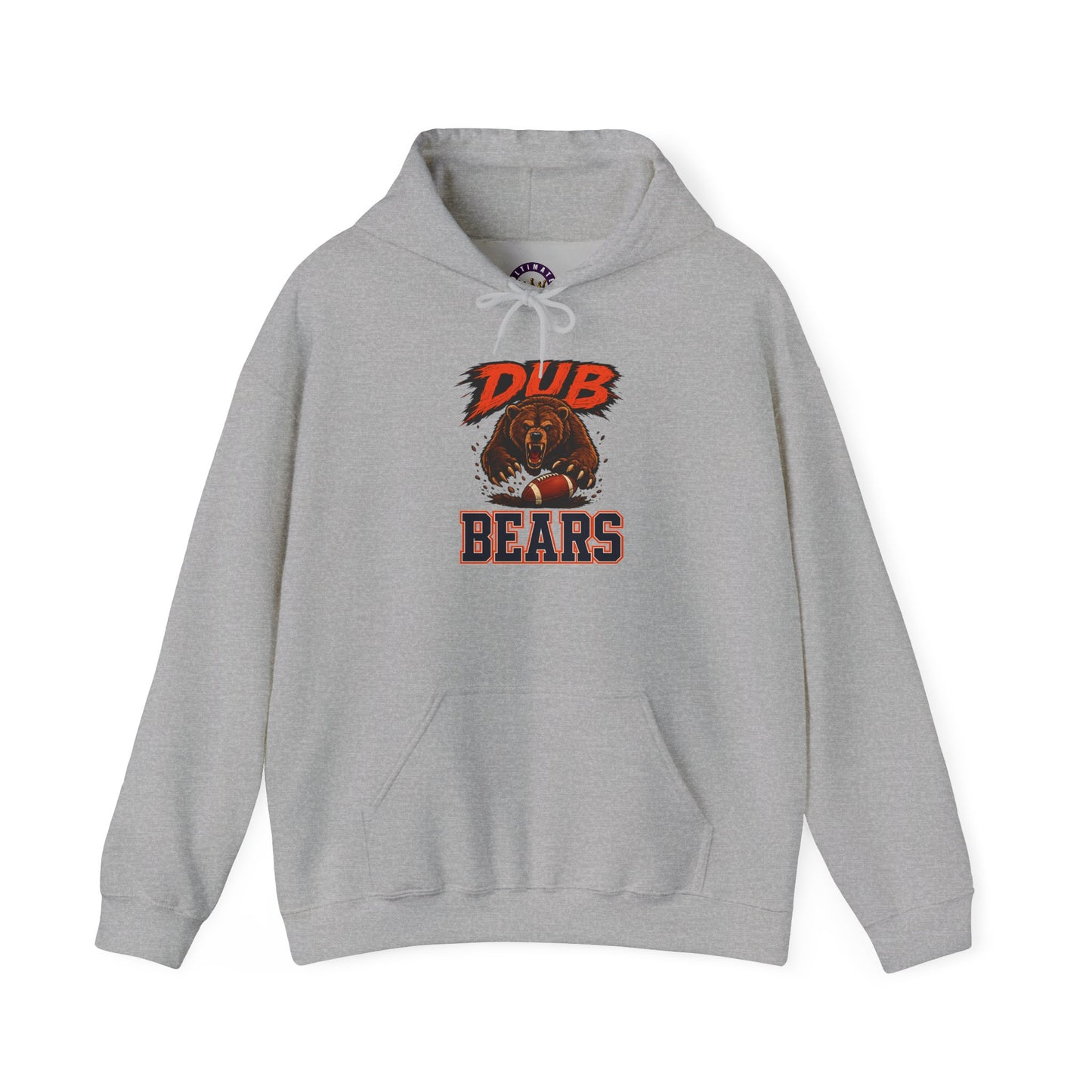 Dub Bears Bear Mascot Hoodie | Sports Team Graphic Pullover