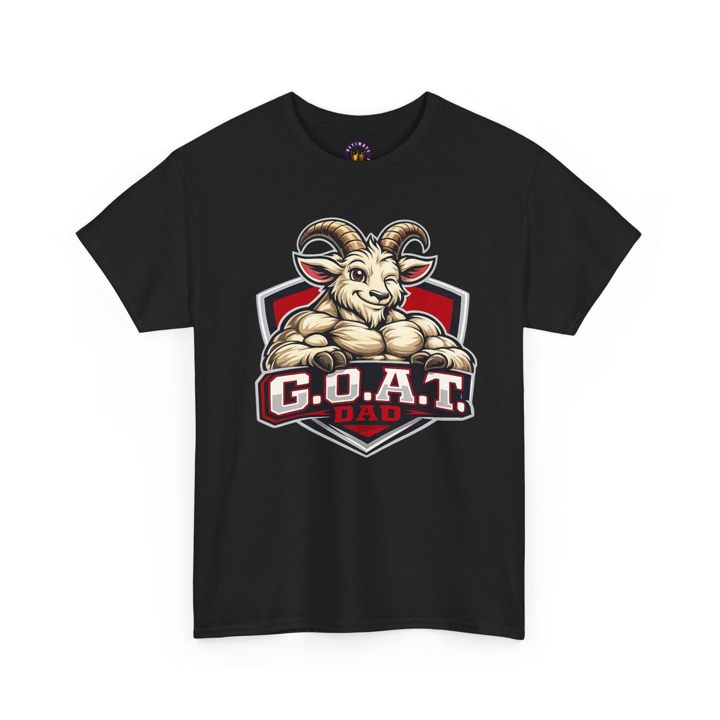 G.O.A.T. Dad T-Shirt — Funny Father’s Day Tee with Goat Mascot