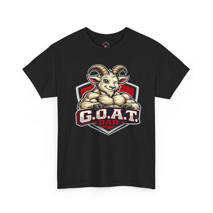 G.O.A.T. Dad T-Shirt — Funny Father’s Day Tee with Goat Mascot
