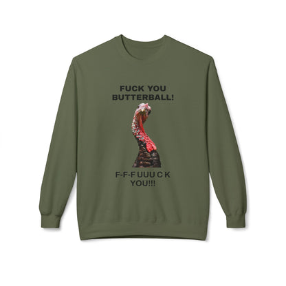 Funny Thanksgiving Sweatshirt, Humor Apparel, Unisex Crewneck, Holiday Gift, Casual Wear, Statement Sweatshirt