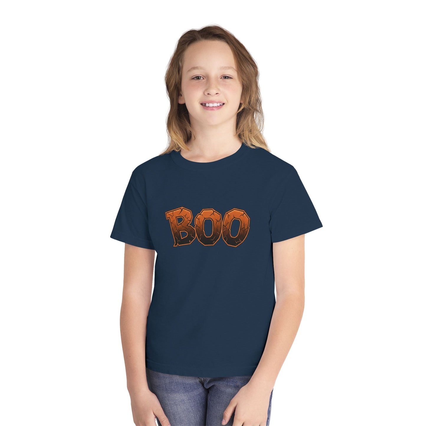 Spooky Kids Halloween T-Shirt, Youth Trick or Treat Tee, Fun Fall Graphic Shirt, Ghost Bat Cat Clothing, Toddler Gift for Boys Girls