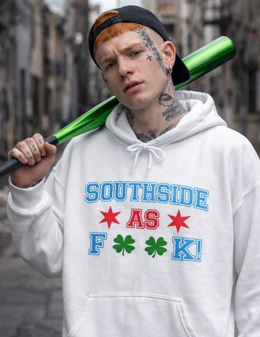 Southside As F**K! Hoodie | Chicago Flag Stars Shamrock Streetwear