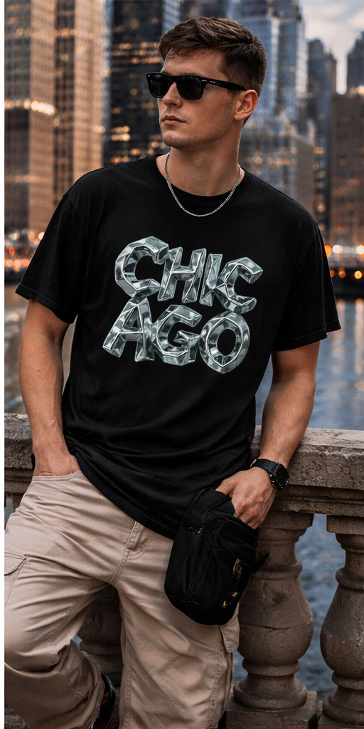 Gehry-Inspired Chicago T-Shirt | Architectural Urban Streetwear
