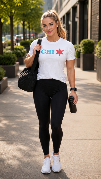 CHI Star T‑Shirt — Minimal City Pride Tee