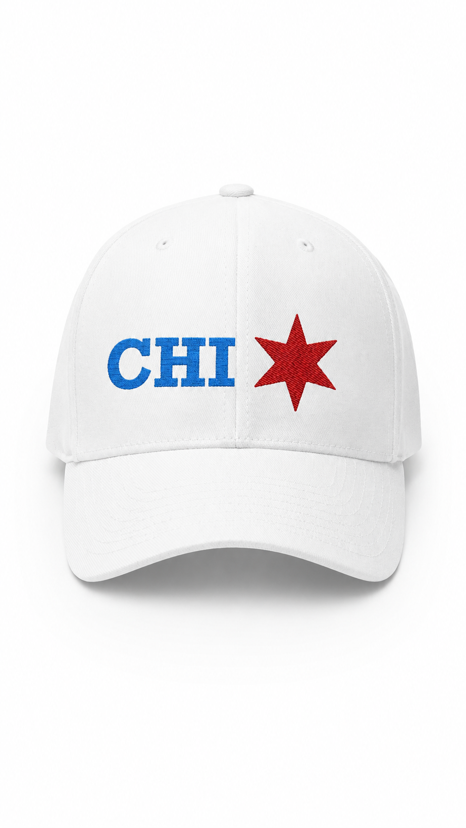 Chicago Cap, Stylish Embroidered Cap, Chic Hat, Custom Closure Cap, Gift for Him, Her, Fashion Accessory, Birthday Gift, Casual Wear