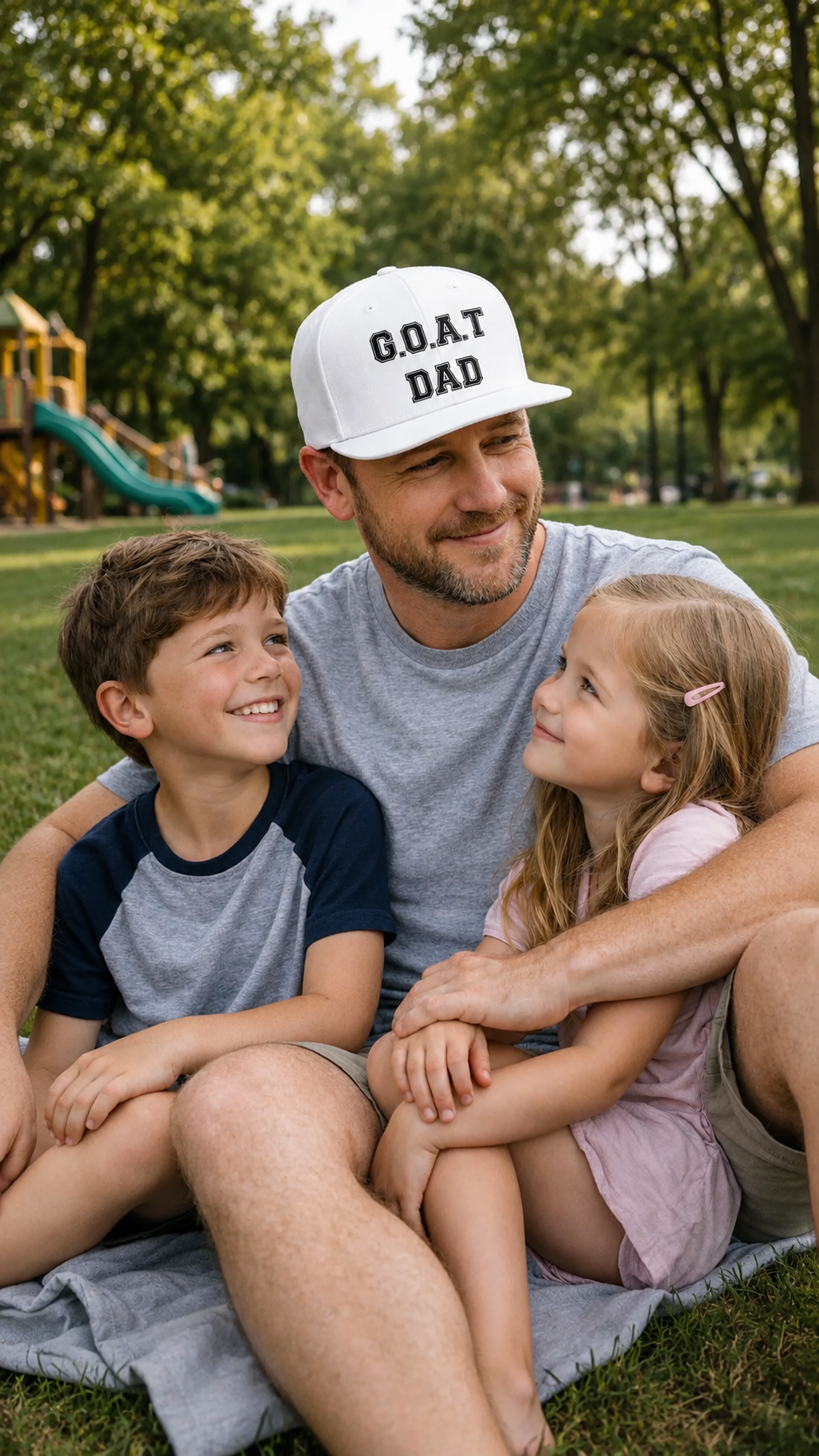 G.O.A.T DAD Cap | Gift for Father's Day, Birthday, Casual Wear, Dad Life Gear