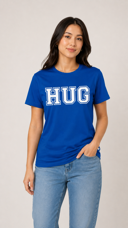 HUG Tee | Womens Graphic Cotton T-Shirt