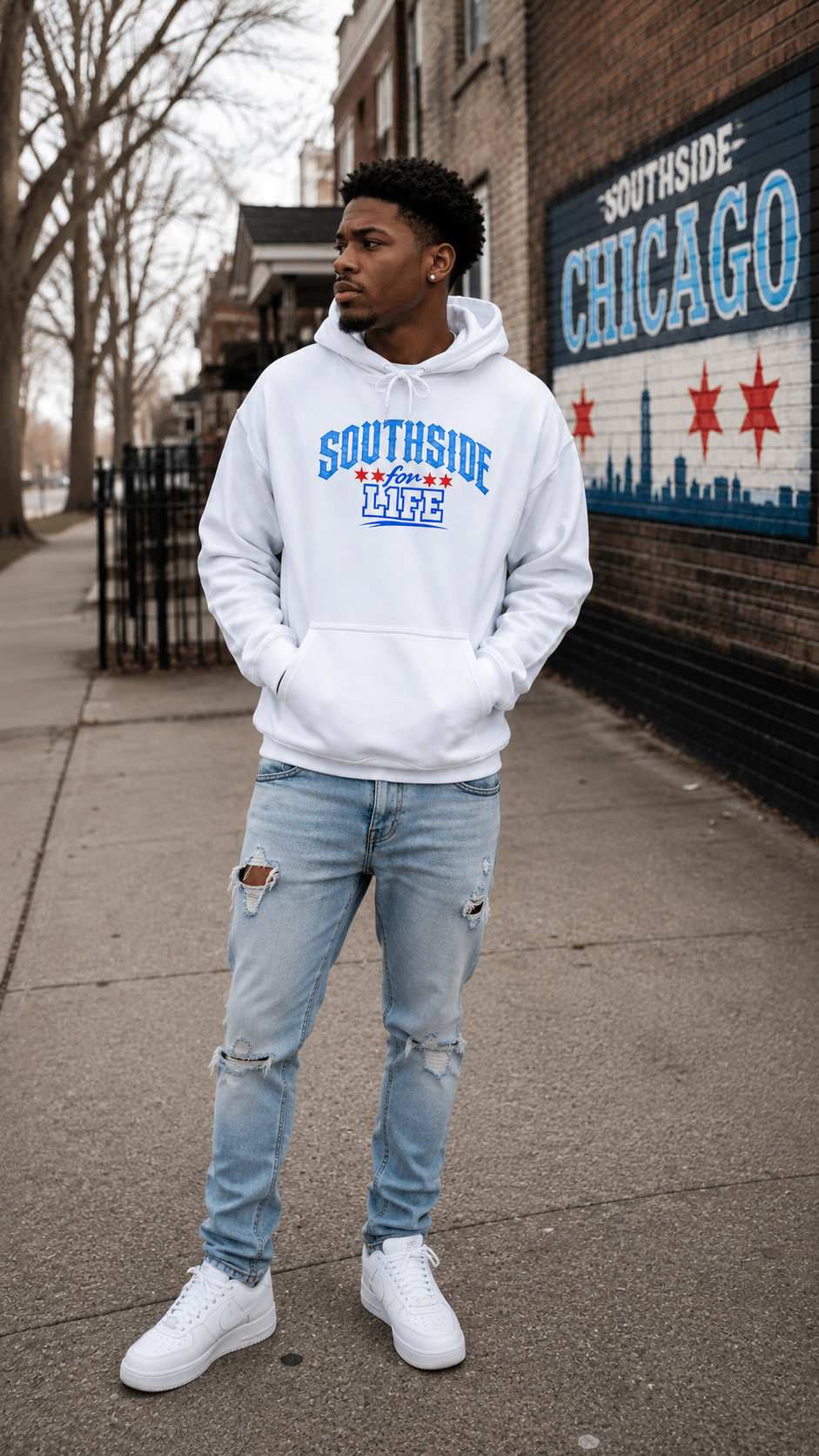 SOUTHSIDE for L1FE Hoodie — Vintage Collegiate Streetwear Pullover