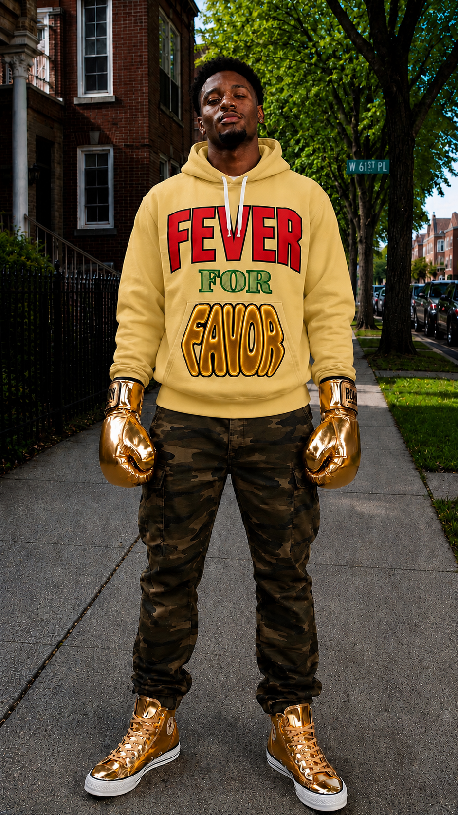 Fever For Favor Hoodie — Bold Graphic Pullover with 'FEVER FOR FAVOR' Text