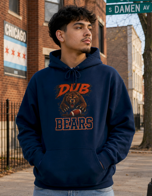 Dub Bears Bear Mascot Hoodie | Sports Team Graphic Pullover