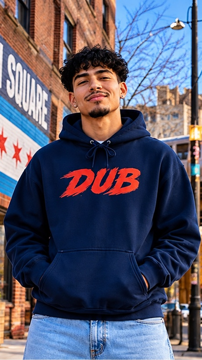 DUB Graphic Hoodie — For the Beloved Blue and Orange!