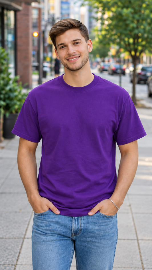 CROWN COLORS TEES |  Cotton T-Shirt