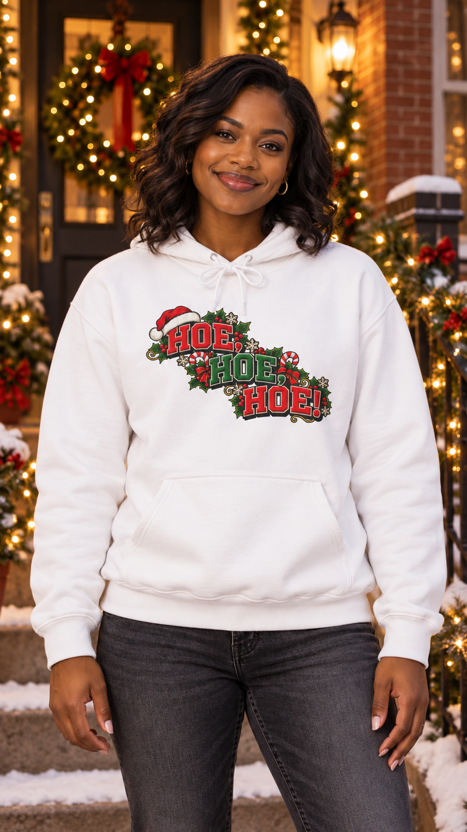 Hoe, Hoe, Hoe! -  Holiday Hoodie