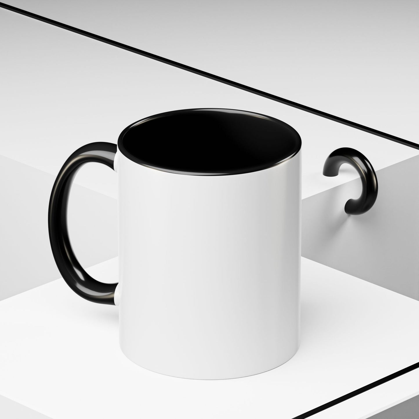 Greatest Mom Alive! -  BLACK Accent Coffee Mug — Floral Mother's Day Gift (11/15oz)