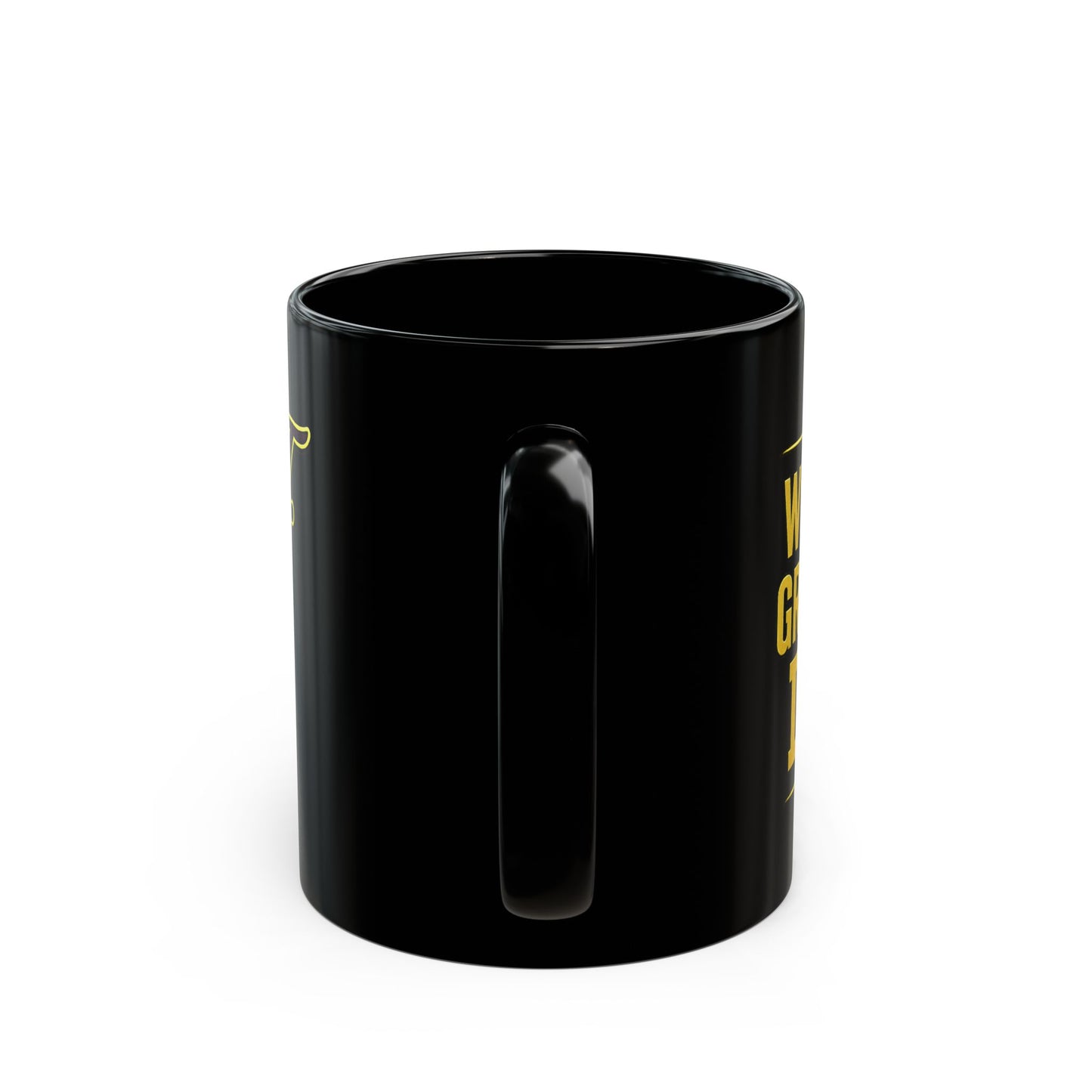 G.O.A.T. Dad Black Mug — World's Best Dad Coffee Cup (11oz/15oz)