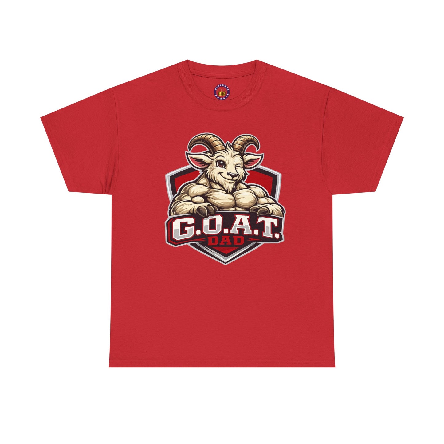 G.O.A.T. Dad T-Shirt — Funny Father’s Day Tee with Goat Mascot