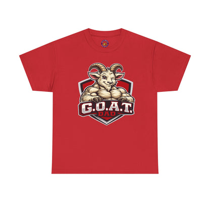 G.O.A.T. Dad T-Shirt — Funny Father’s Day Tee with Goat Mascot
