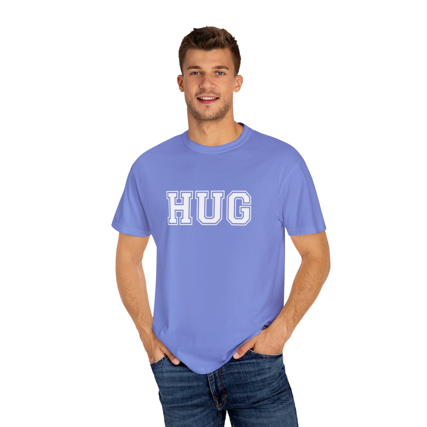 Hug T-Shirt, Unisex Tee, Casual Wear, Gift for Friends, Cozy Apparel, Birthday Surprise, Relaxed Fit Tee