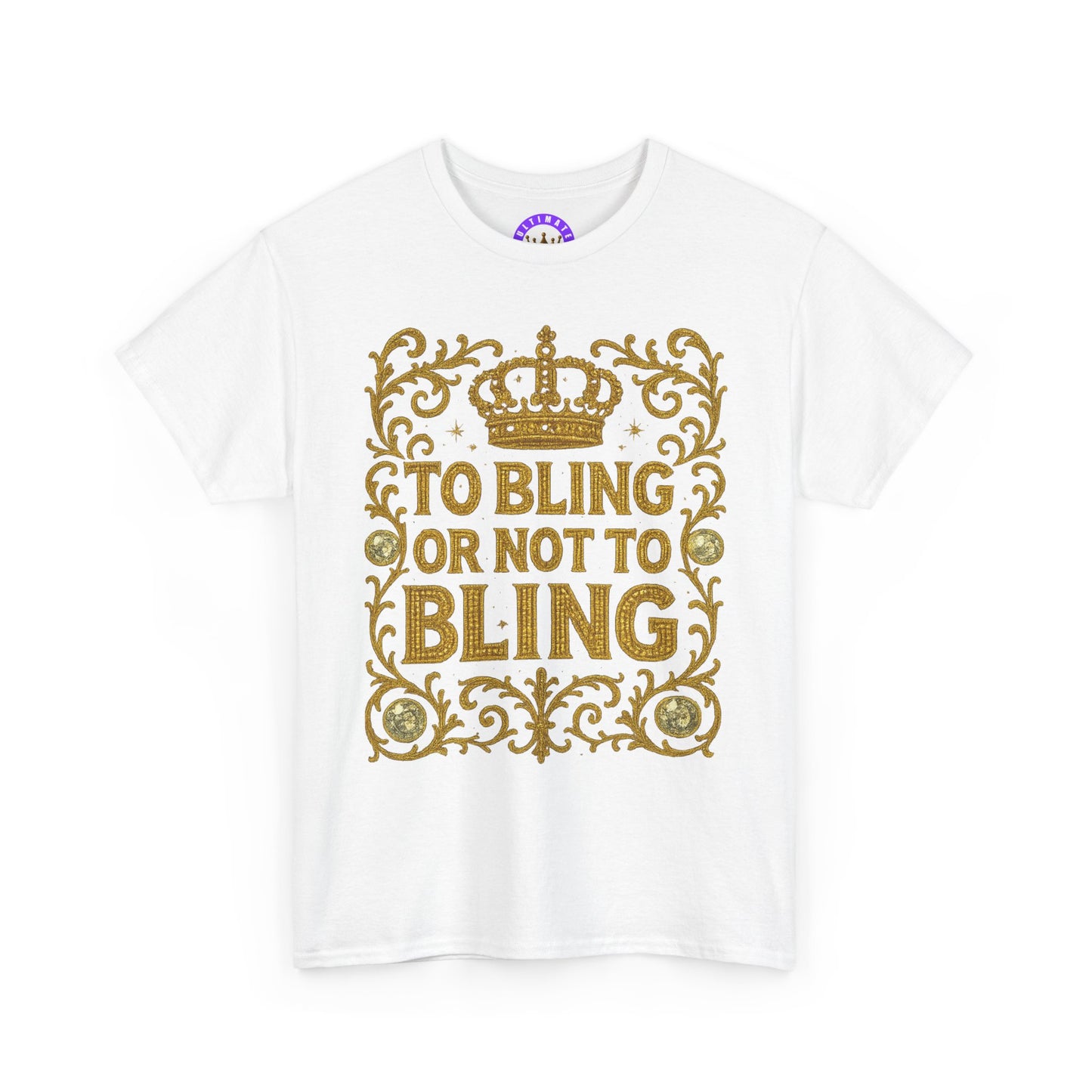 Bling Statement Tee - Perfect for Parties, Gifts, or Casual Wear, Funny Cotton T-Shirt, Holiday Gift, Unisex Style