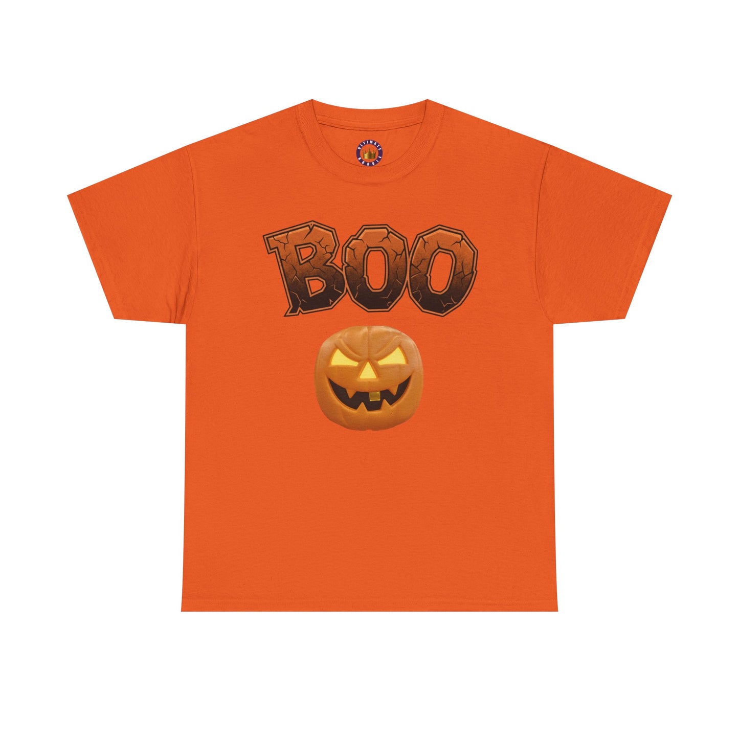 Halloween Boo T-Shirt | Spooky Season Heavy Cotton Tee, Cute Ghost Fall Apparel, Unisex Trick or Treat Top, Pumpkin Patch Outfit