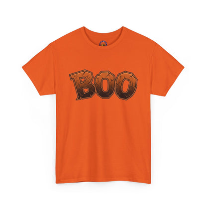 Halloween BOO Ghost Shirt | Spooky Season T-Shirt | Cute Fall Tee | Unisex Heavy Cotton Apparel | October Gift for Him Her