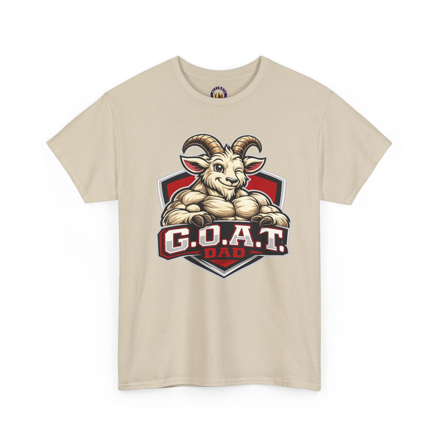 G.O.A.T. Dad T-Shirt — Funny Father’s Day Tee with Goat Mascot