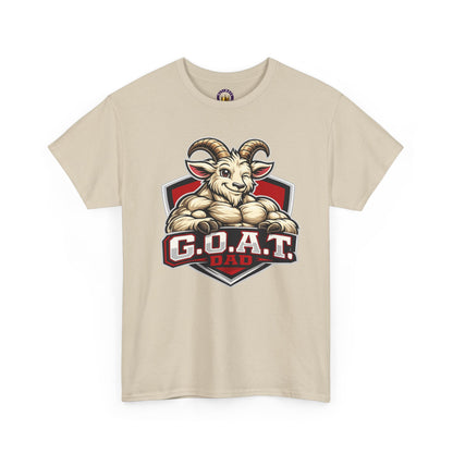 G.O.A.T. Dad T-Shirt — Funny Father’s Day Tee with Goat Mascot