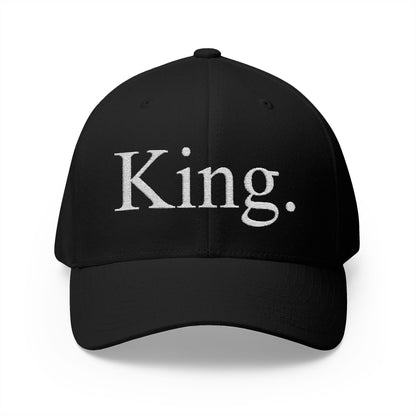 King. Embroidered Cap, Unisex Baseball Hat, Gift for Him, Stylish Headwear, Trendy Cap for Celebrations, Fashion Accessory