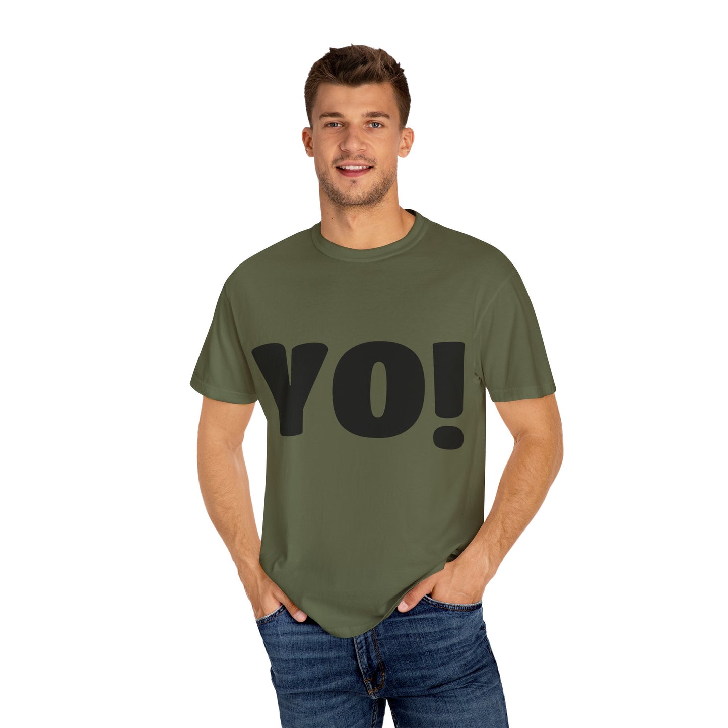 Cool T-Shirt (YO!), Casual Tee, Streetwear Shirt, Gift for Friends, Fun Quotes Tee