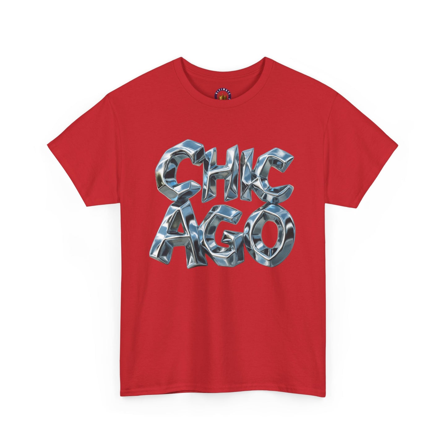 Chicago Metallic 3D Tee | Urban City Graphic T-Shirt
