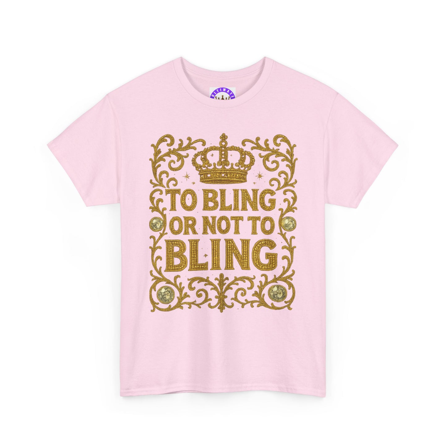 Bling Statement Tee - Perfect for Parties, Gifts, or Casual Wear, Funny Cotton T-Shirt, Holiday Gift, Unisex Style