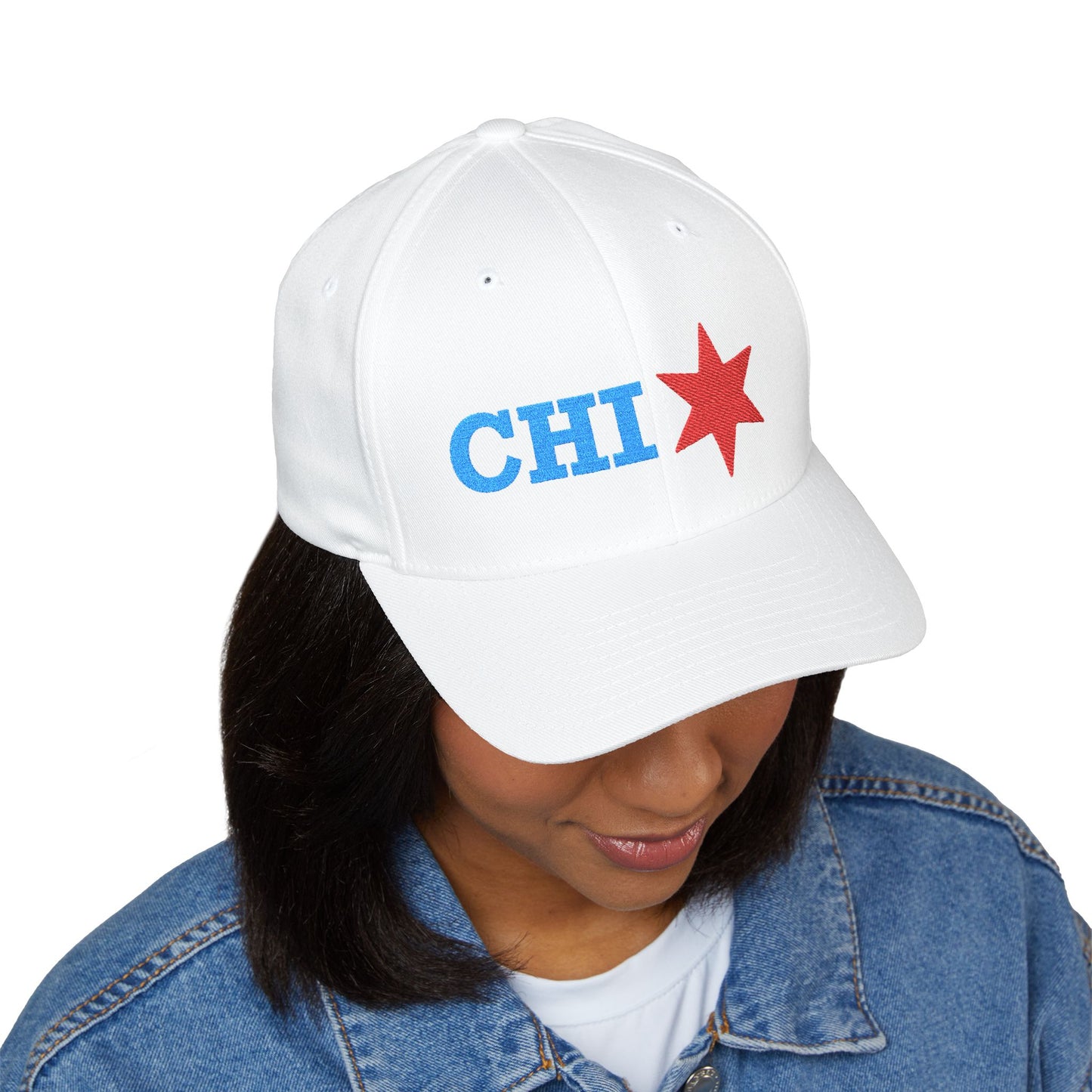 Chicago Cap, Stylish Embroidered Cap, Chic Hat, Custom Closure Cap, Gift for Him, Her, Fashion Accessory, Birthday Gift, Casual Wear