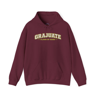 GRAJUATE HOODIE  | Unisex College Hoodie, Cozy Graduate Sweatshirt, Perfect Gift for Graduates, Funny Graduation apparel