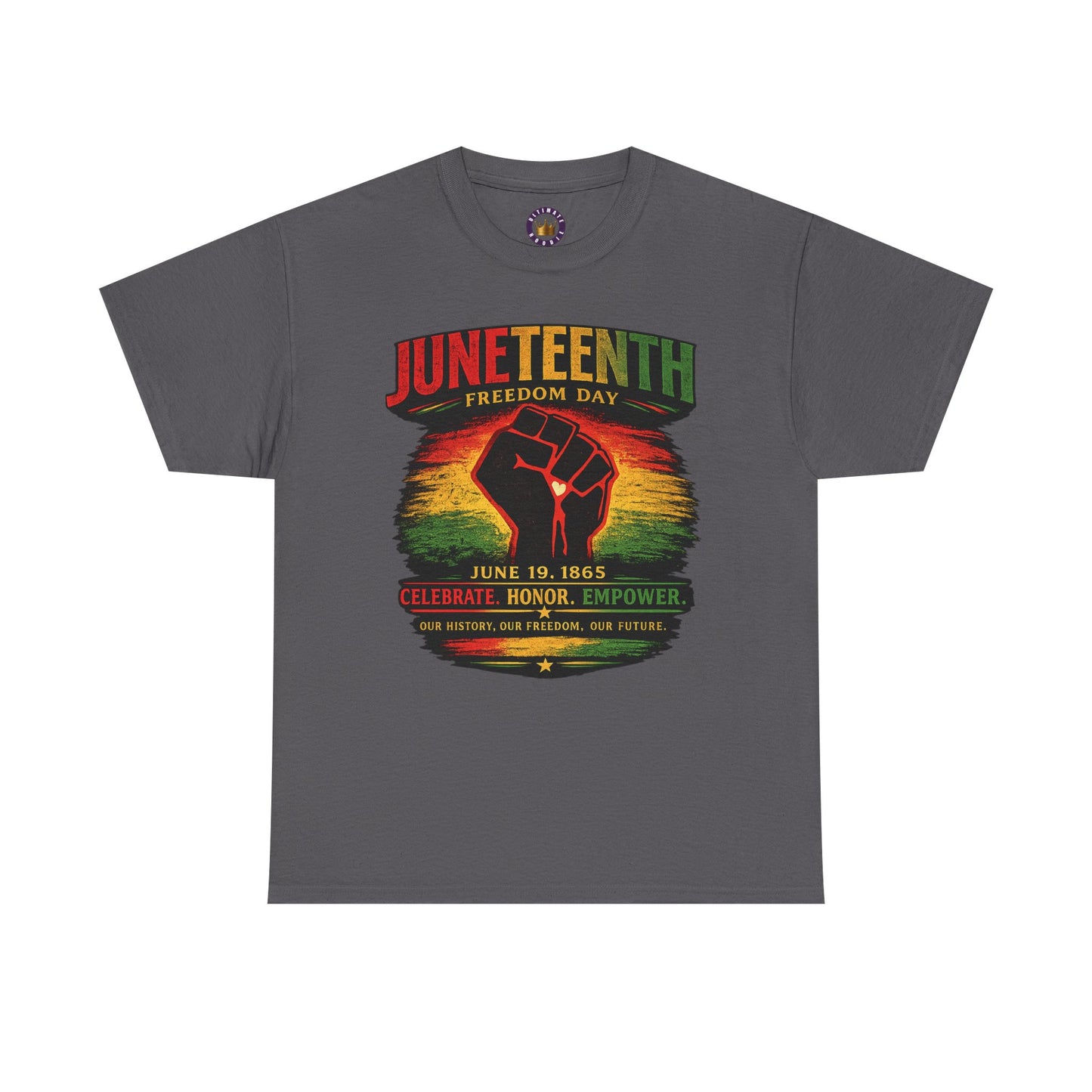 Juneteenth Freedom Day Tee — "Celebrate, Honor, Empowerment" Graphic T-Shirt