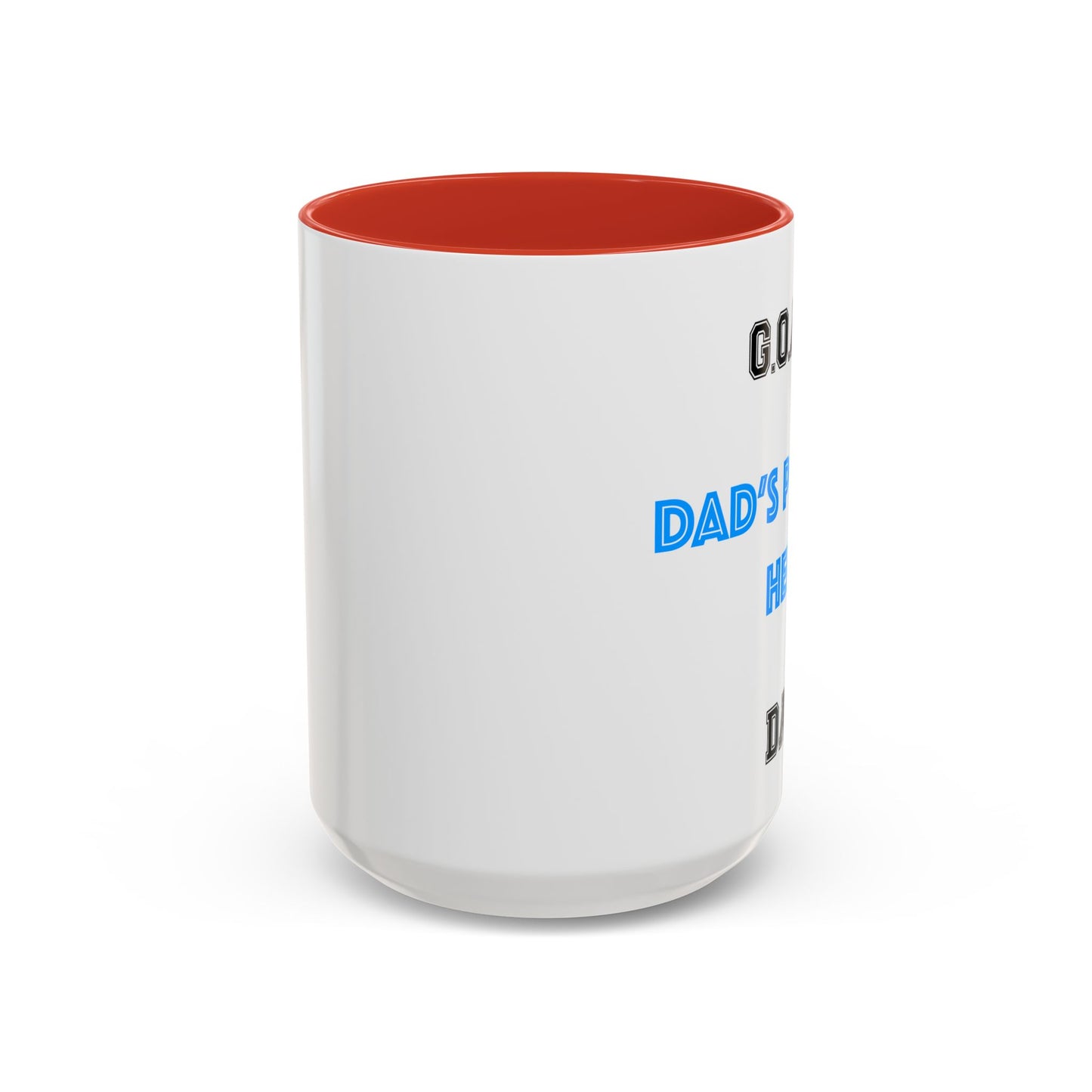 G.O.A.T. Dad Coffee Mug - Personalized Gift for Father's Day, Birthday, Coffee Lovers, Funny Dad Mug, Custom Photo Mug