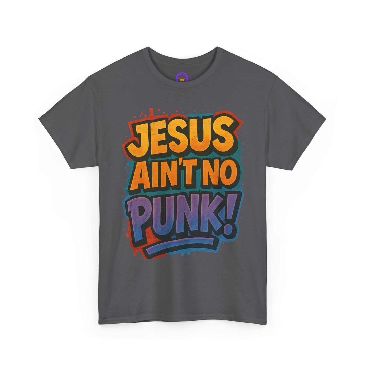 Jesus Ain't No Punk! Tee, Graphic Tee for Men, Streetwear, Casual Wear, Christian Apparel, Gift for him