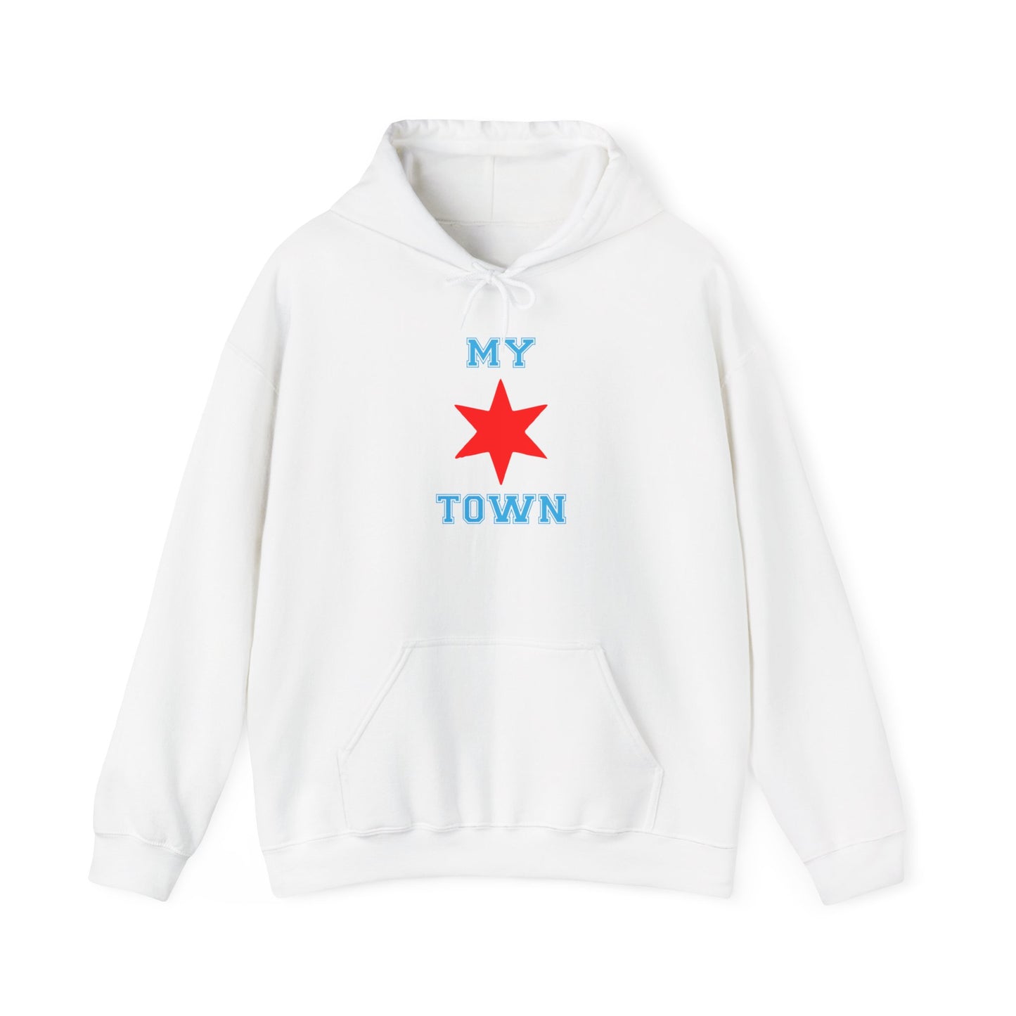 My Town Hoodie | Unisex Heavy Blend Sweatshirt, Cozy Hooded Sweatshirt, Customizable Town Hoodie, Gift for Locals, City Pride Apparel