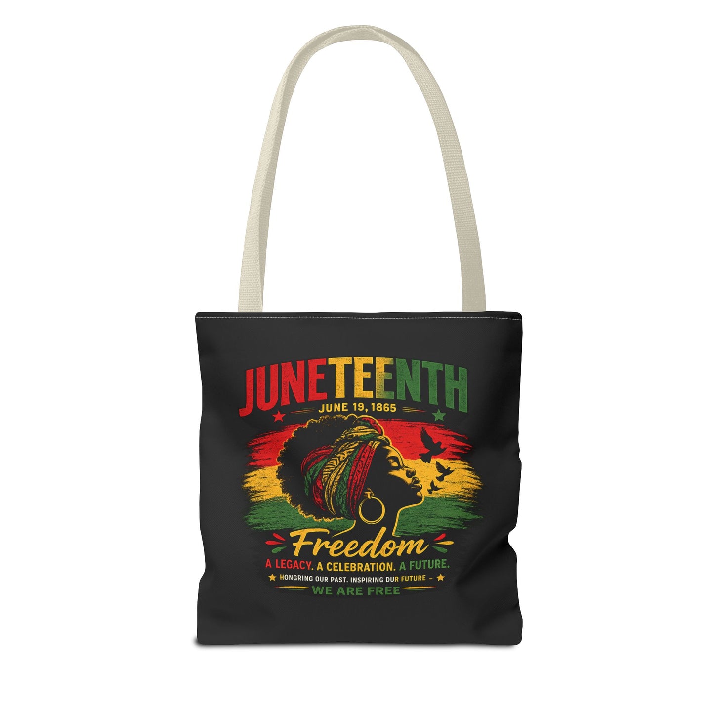 Juneteenth Freedom Tote Bag – Black History Celebration Grocery & Everyday Carry