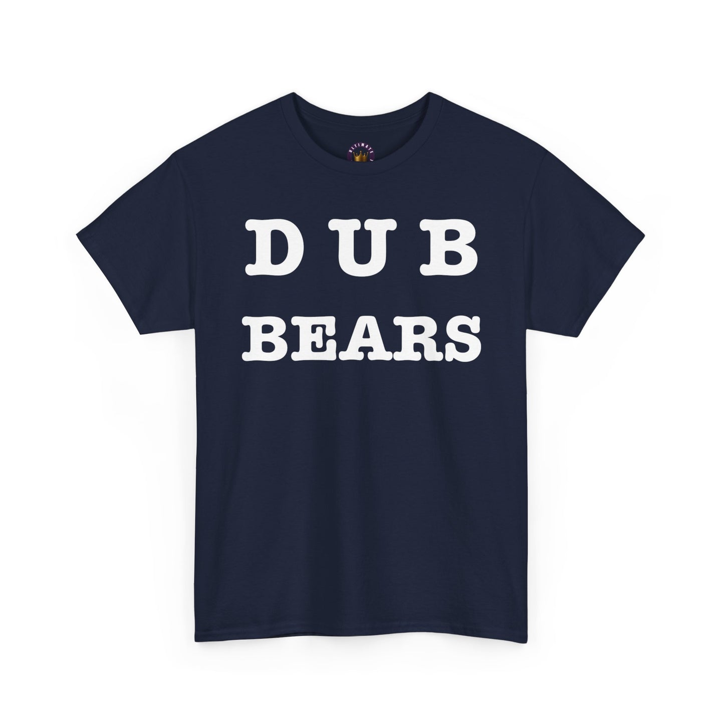 Dub Bears Unisex Heavy Cotton Tee, Casual T-Shirt, Graphic Tee, Gift for Bears Fans, Everyday Wear, Cool Animal Shirt