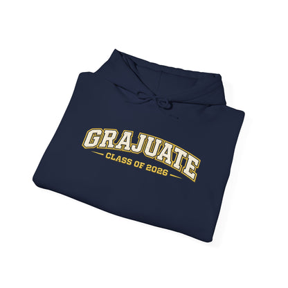 GRAJUATE HOODIE  | Unisex College Hoodie, Cozy Graduate Sweatshirt, Perfect Gift for Graduates, Funny Graduation apparel