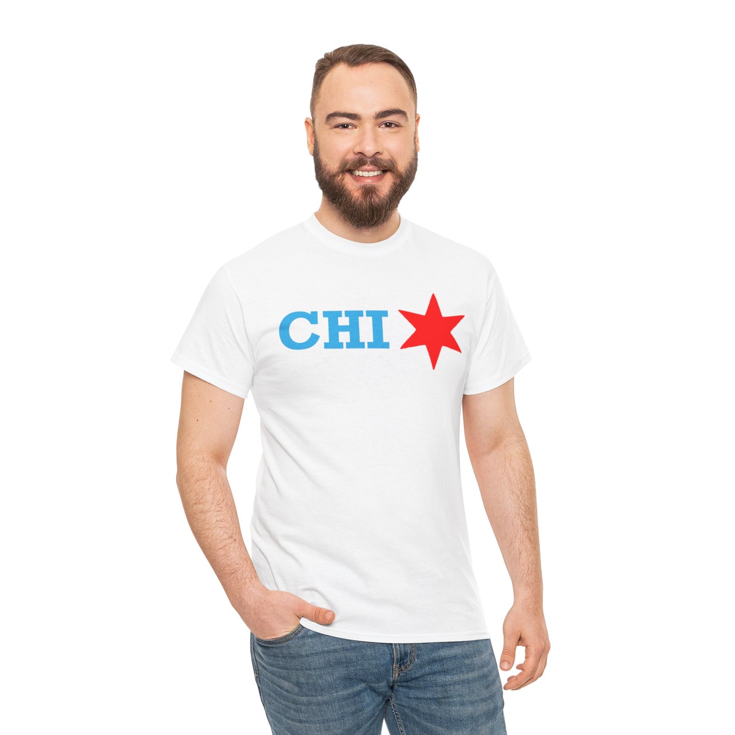 CHI Star T‑Shirt — Minimal City Pride Tee