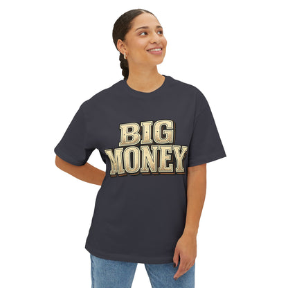 Big  Money Graphic Tee — Oversized Boxy Money Shirt