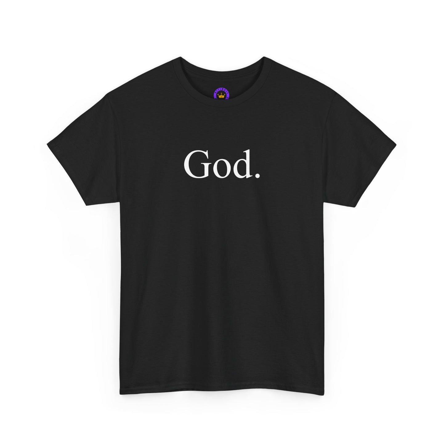 PREMIUM - Thee Shirt 'God.' | Unisex Heavy Cotton T-Shirt, Casual Wear, Gift for Faith, Spiritual Inspiration, Everyday Style