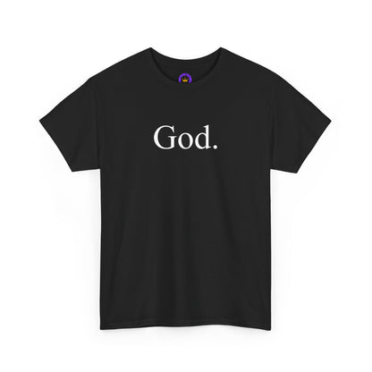 PREMIUM - Thee Shirt 'God.' | Unisex Heavy Cotton T-Shirt, Casual Wear, Gift for Faith, Spiritual Inspiration, Everyday Style