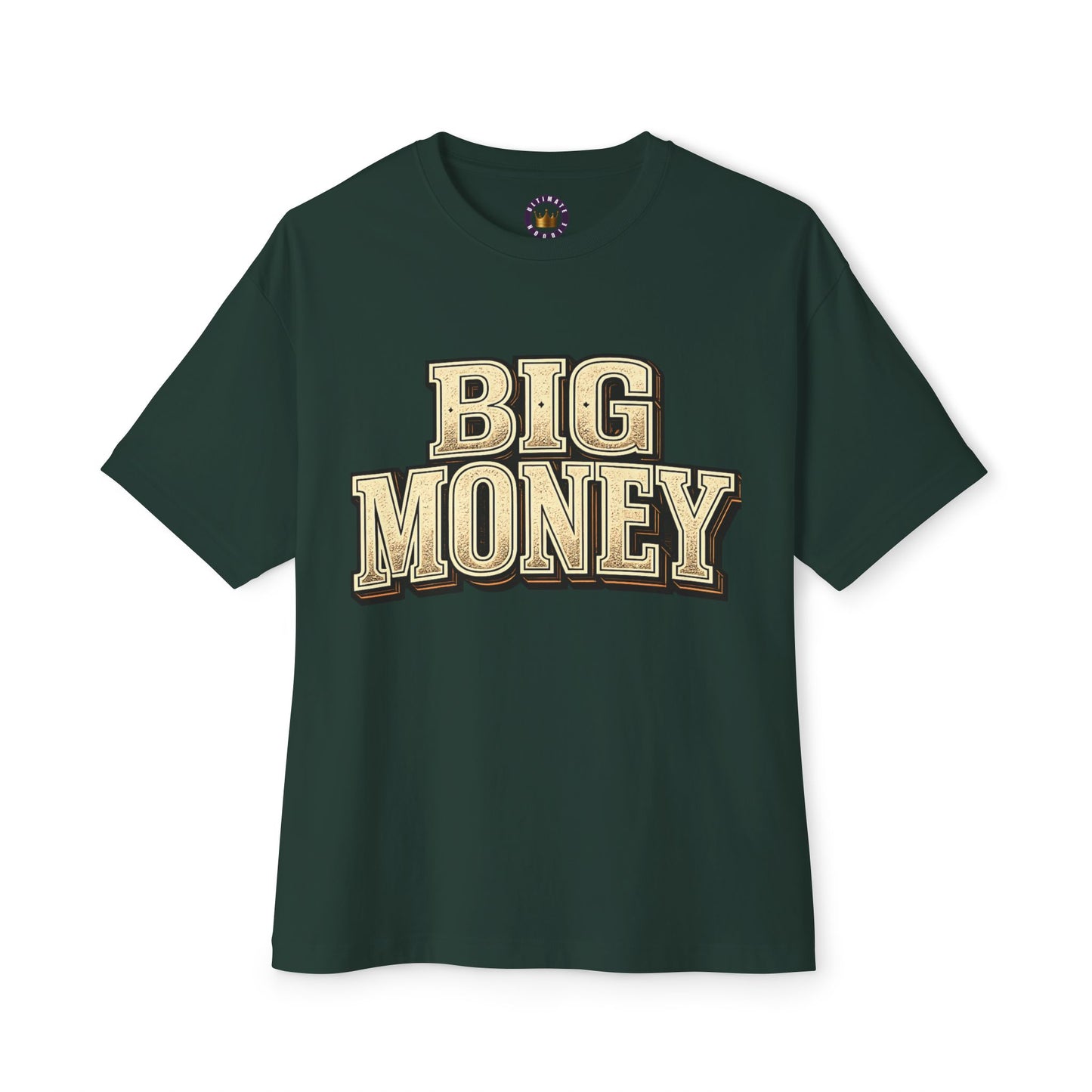 Big  Money Graphic Tee — Oversized Boxy Money Shirt