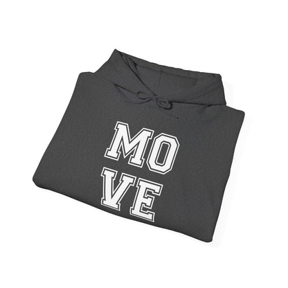 Motivational Hoodie | Unisex Heavy Blend Sweatshirt for Fitness Lovers, Gym Apparel, Gift for Athletes, Cozy Casual Wear, Move Your Body
