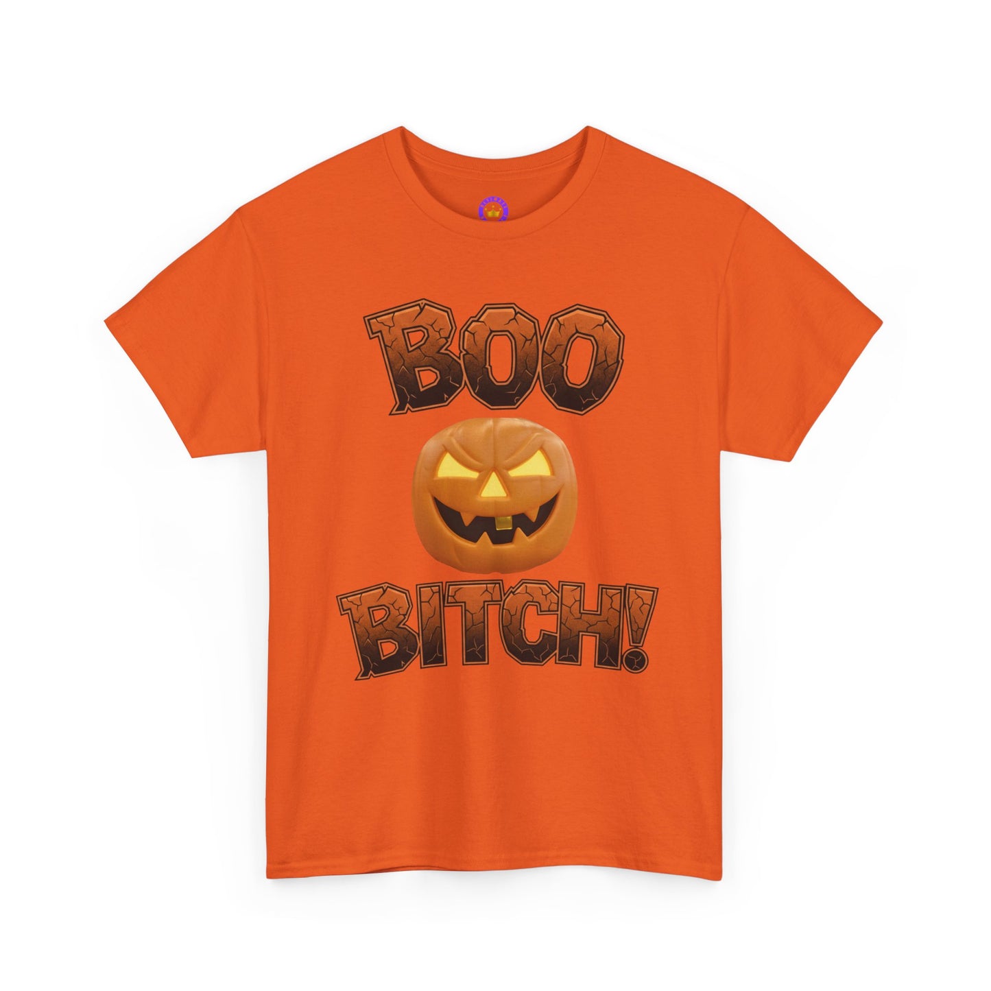 Halloween Tshirt Funny Spooky Pumpkin Face Tee Shirt Adult Apparel Costume Alternative Jack Lantern Graphic Design Cotton Fabric Boo Text