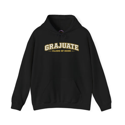 GRAJUATE HOODIE  | Unisex College Hoodie, Cozy Graduate Sweatshirt, Perfect Gift for Graduates, Funny Graduation apparel