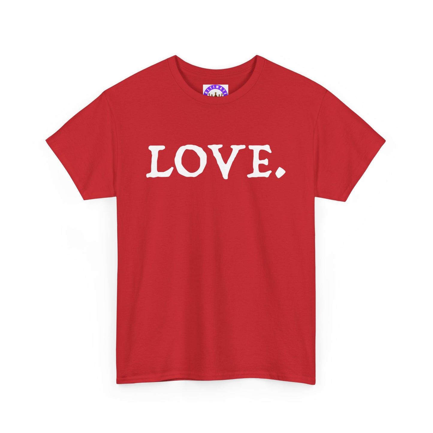 Love Tee (Unisex Heavy Cotton) | Casual Wear, Gift for Her, Couples Outfits, Everyday Tee, Heartfelt Apparel