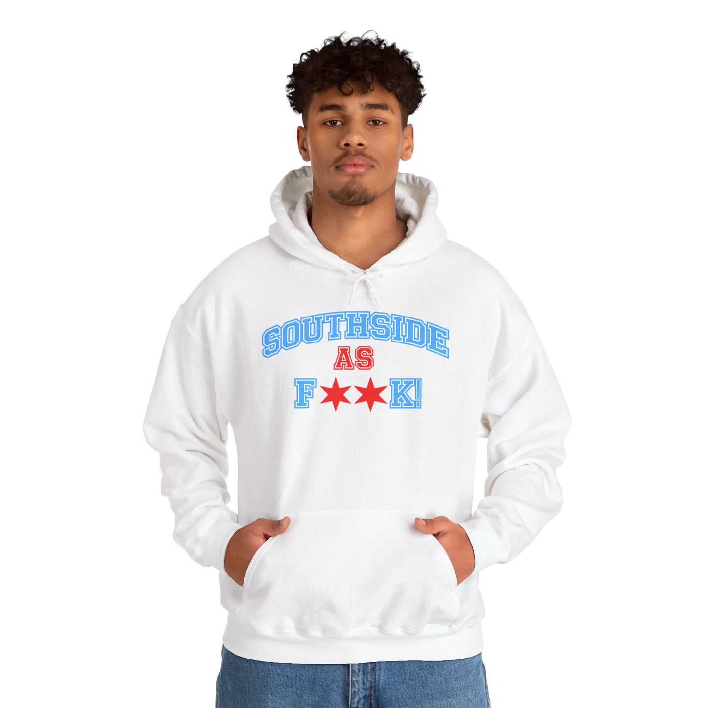 Southside As F**K! Hoodie | Chicago Flag Stars Pullover